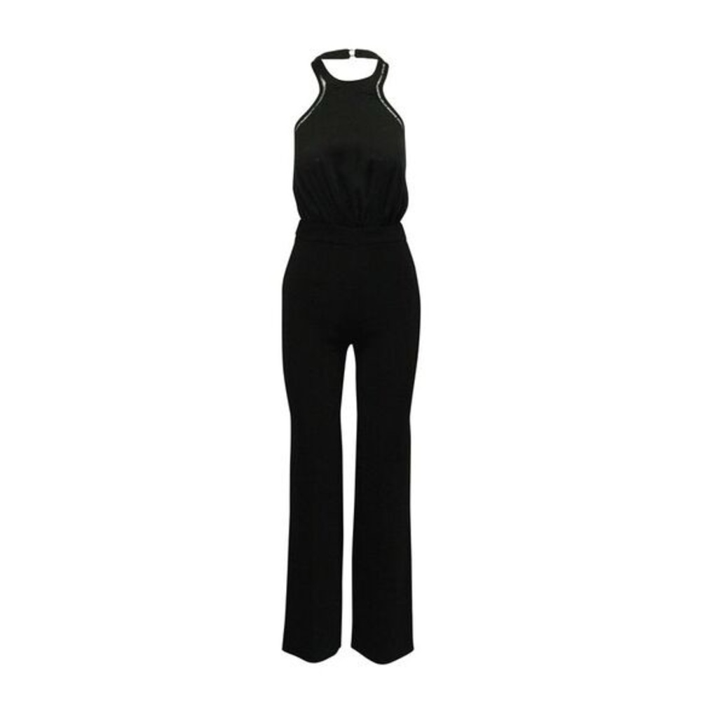 NWT!  BA&SH Saudry Open-Back Jumpsuit In Black